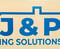 Company/TP logo - "J & P Roofing Solutions"