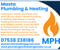 Company/TP logo - "Masta plumbing&heating"