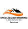 Company/TP logo - "Specialized Roofing and Building Services"