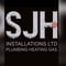 Company/TP logo - "SJH Installations Ltd"