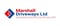 Company/TP logo - "Marshall Driveways Ltd"