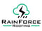 Company/TP logo - "Rainforce Roofing"