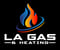 Company/TP logo - "LA Gas and Heating"