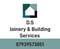 Company/TP logo - "DS joinery & building services "