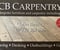 Company/TP logo - "CB Carpentry"