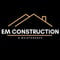 Company/TP logo - "EM Construction"