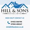 Company/TP logo - "Hill & Sons Roofing Ltd"