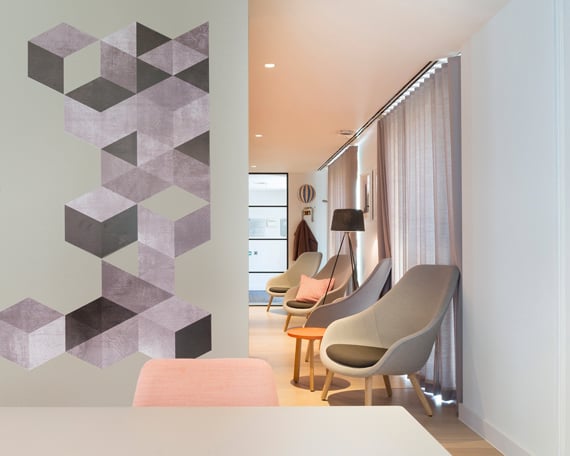 geometric wallpaper design