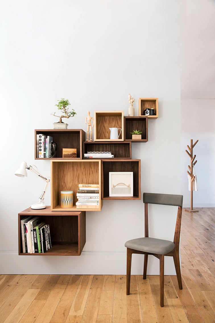 cube wall shelves