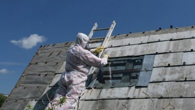asbestos on the roof
