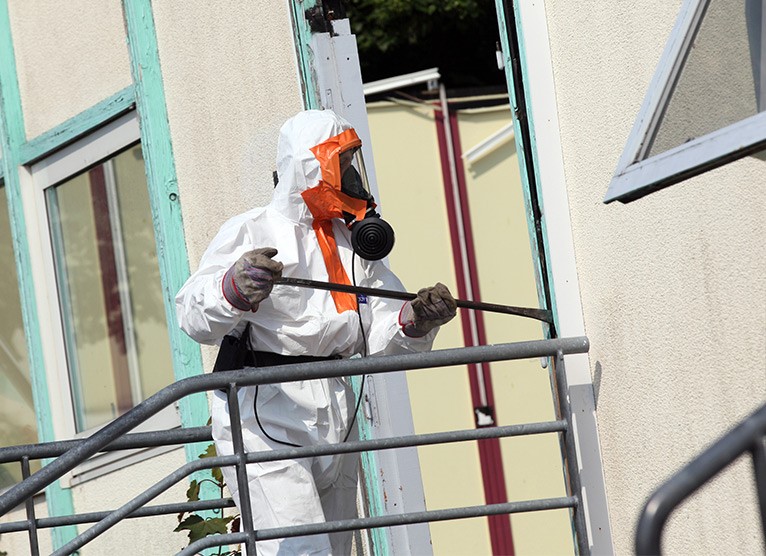 working with asbestos