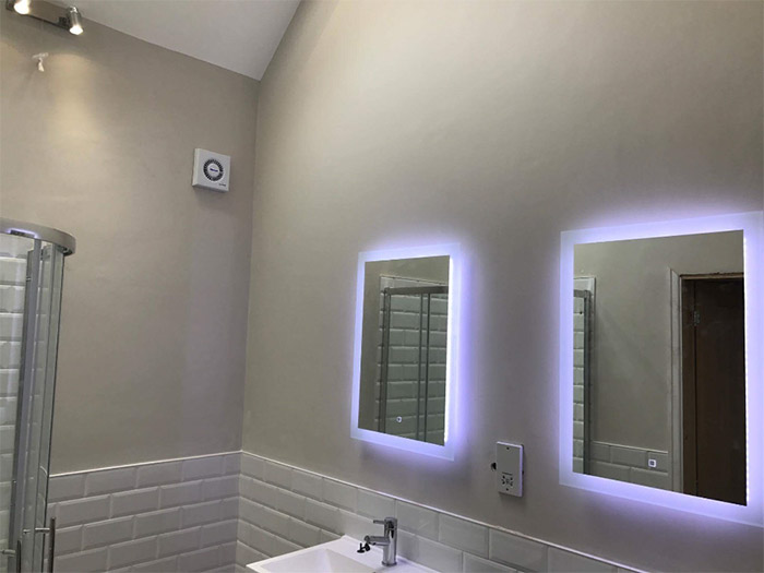 bathroom lights installation