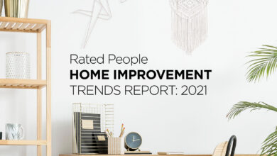 Cover of the Rated People Home Improvements Trends Report: 2021