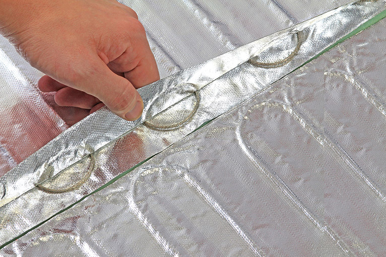 ThermoSphere foil with cable loops