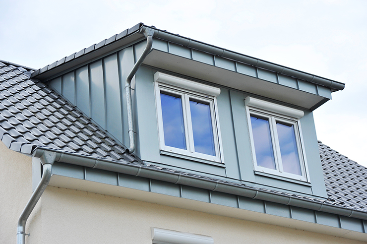 Picture of a dormer window as part of a home extension