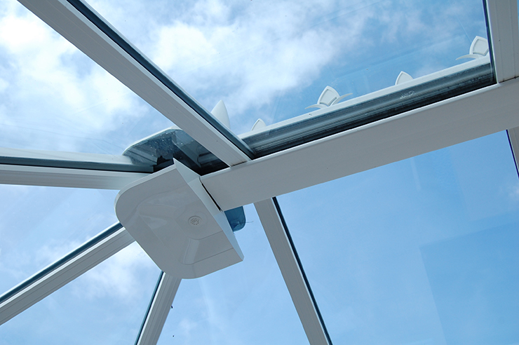 Picture of a glass conservatory roof