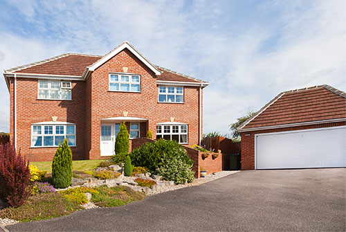 Picture of a home with a detached garage conversion