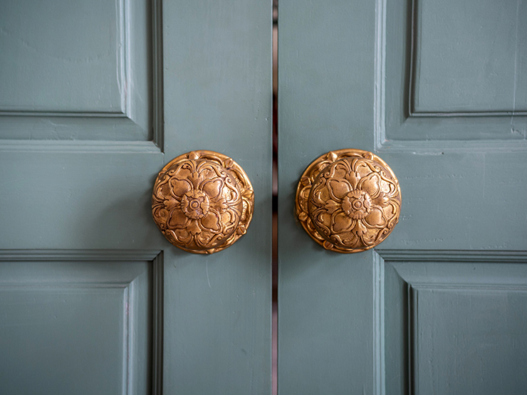 Picture of some antique door handles