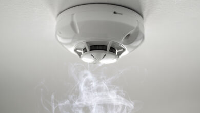 Picture of a smoke alarm